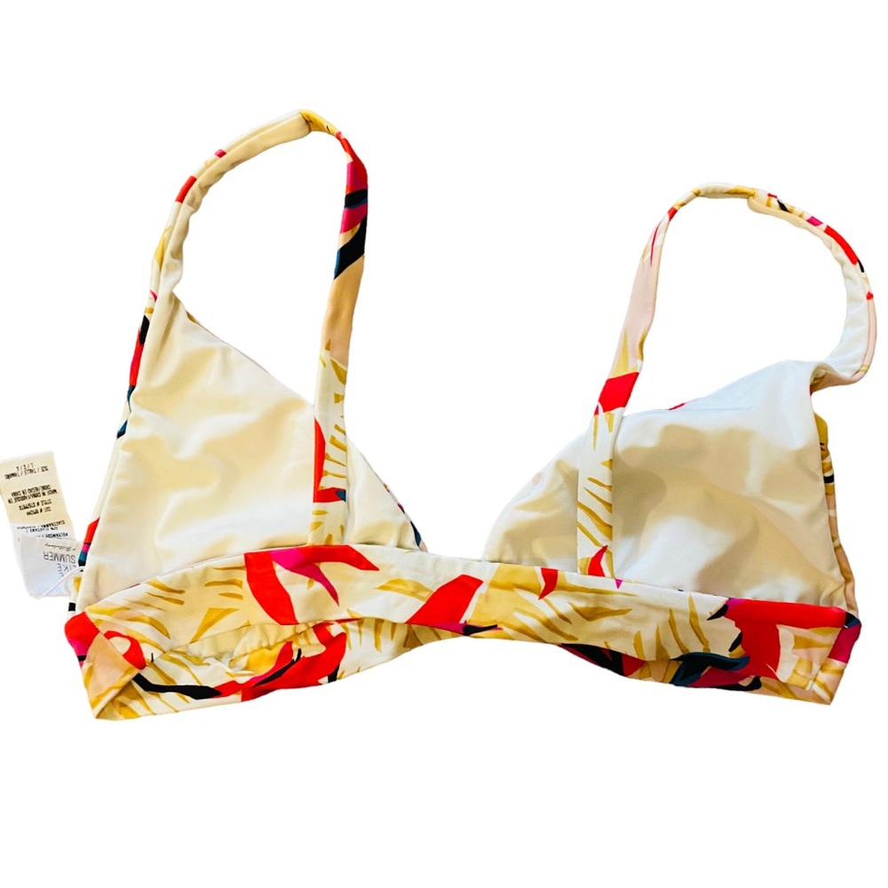 ⭐️ Live Like Summer X Billabong Tropical Bikini Top Size Large - Picture 4 of 6